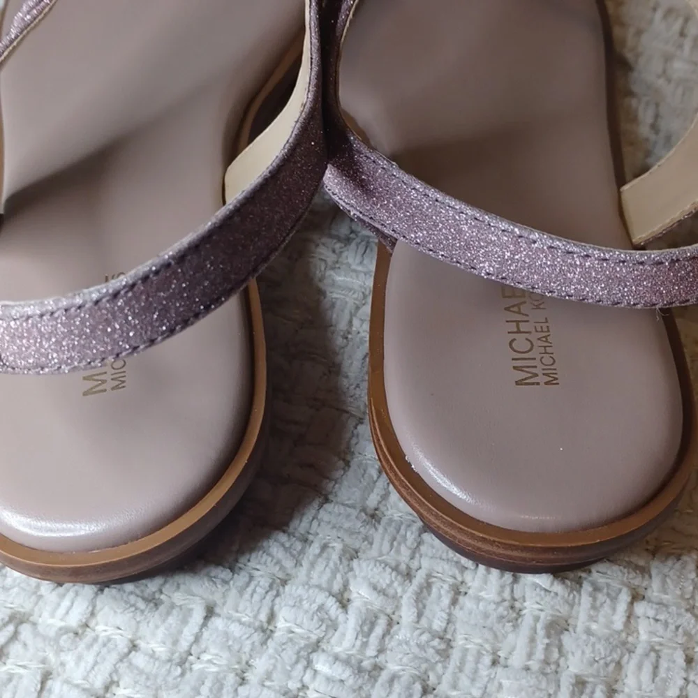Michael Kors Glittery Pink Sandals
